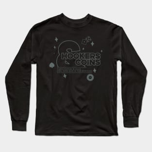 Hookers and Coins 2 - grey Long Sleeve T-Shirt